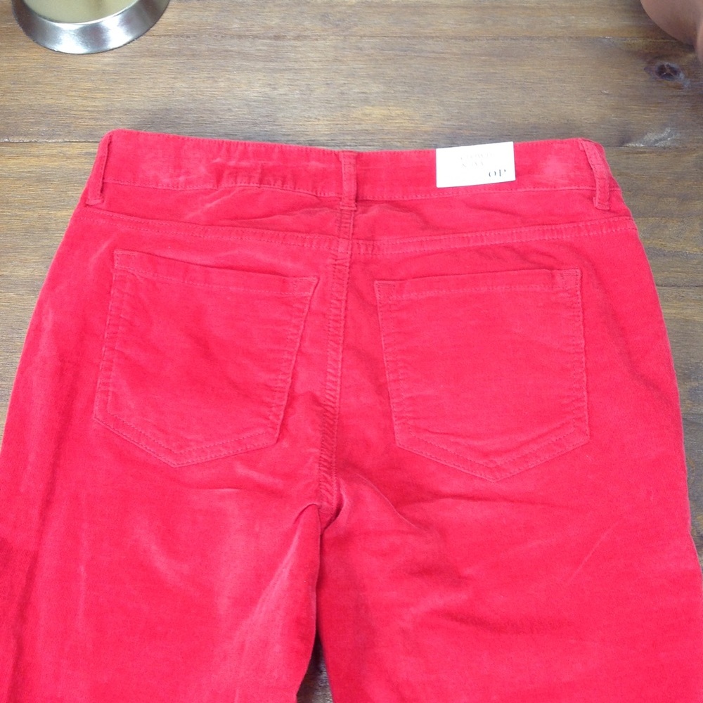 NWT Crown & Ivy Red Corduroy Skinny Jeans - Picture 4 of 6